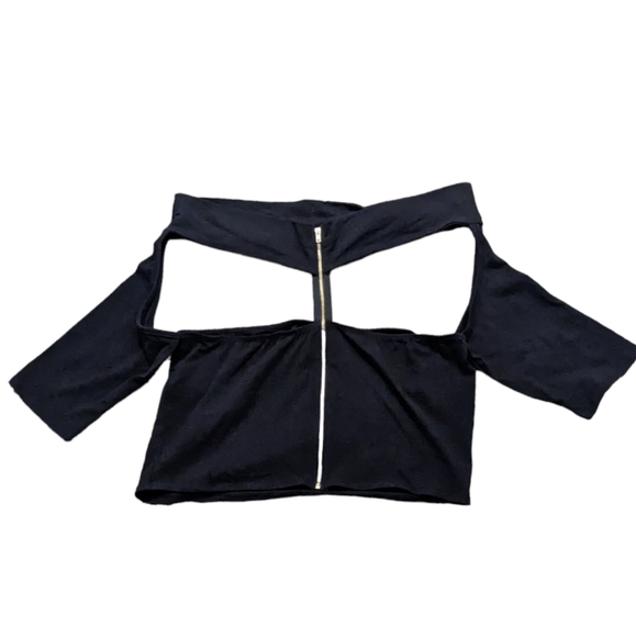 💥🆕 GS Love Black Crop Top 2X - Picture 2 of 3